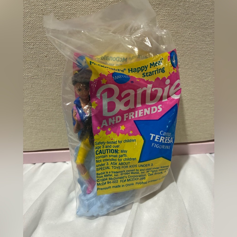 Vintage 1994 CAMP TERESA BARBIE FRIEND McDonalds Mattel